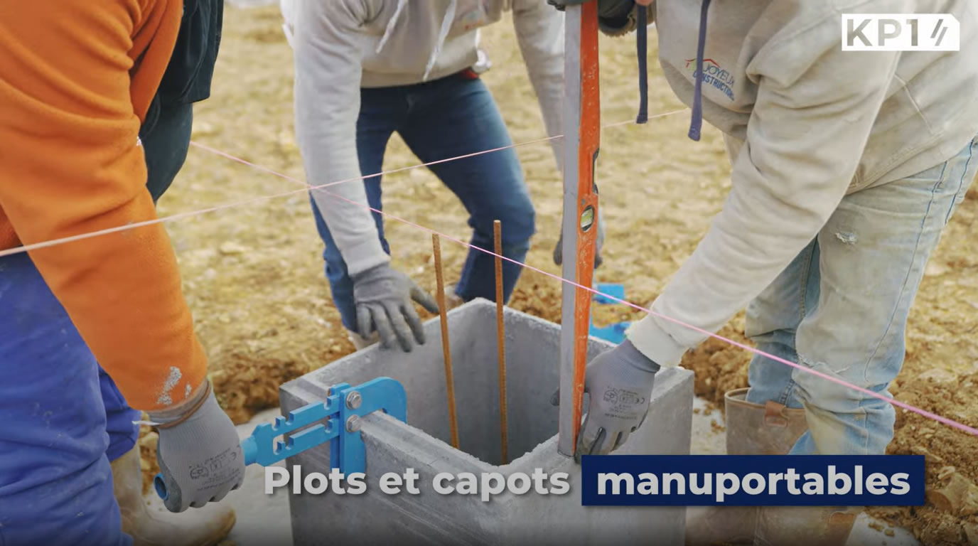 Les plots manuportables KP1